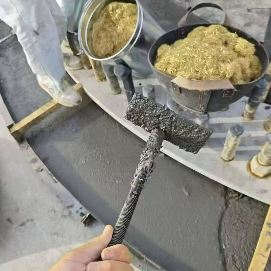 港口C120钢纤维高强无收灌浆料 轧机压缩机汽轮机发电机锻压设备底座灌浆材料